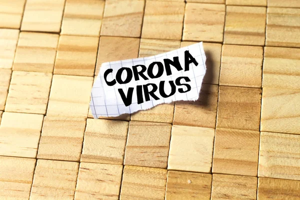 Tear Paper Novel Coronavirus 2019 Ncov Wuhan Virus Concept — Stock Photo, Image