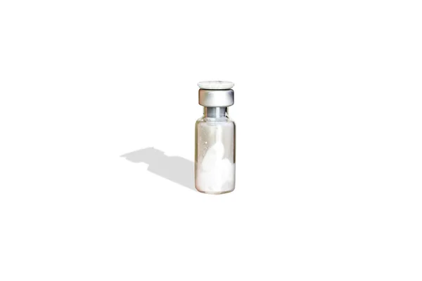 Bottiglia Clorochina Isolata Sfondo Bianco — Foto Stock
