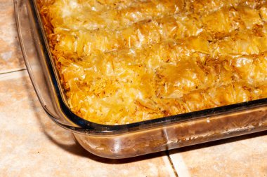 Ev yapımı Türk Ramazan Tatlısı Baklava