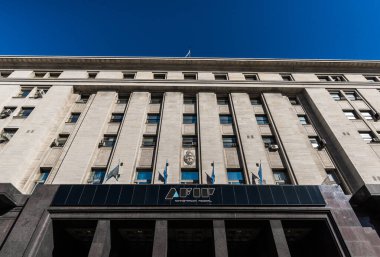 Buenos Aires, Arjantin - 25 Ağustos 2018: Afip vergi dairesi