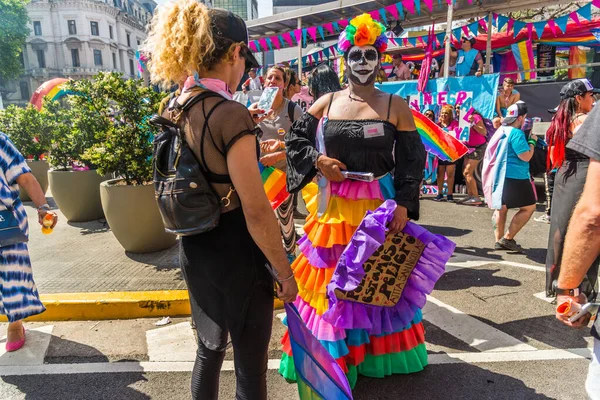 Buenos Aires, Argentina - November 2, 2019: Buenos Aires Pride Day parade — Stock Photo, Image