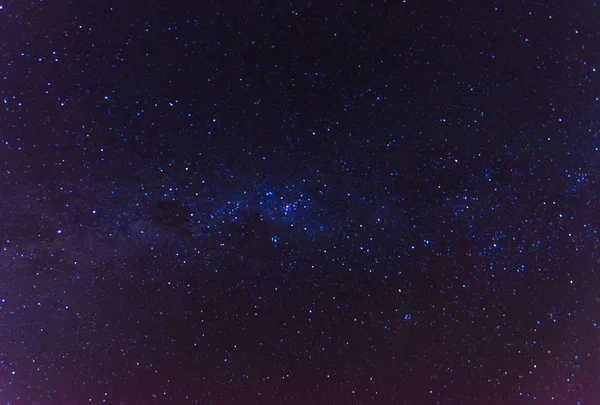 Stjärnhimmel foto av mjölkaktig sätt, galaxer, och universum i rymden. — Stockfoto