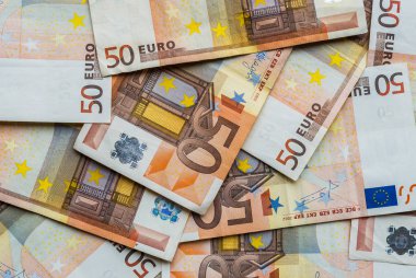 Euro Eu Avrupa Birliği para birimi, 50 euro fatura. 