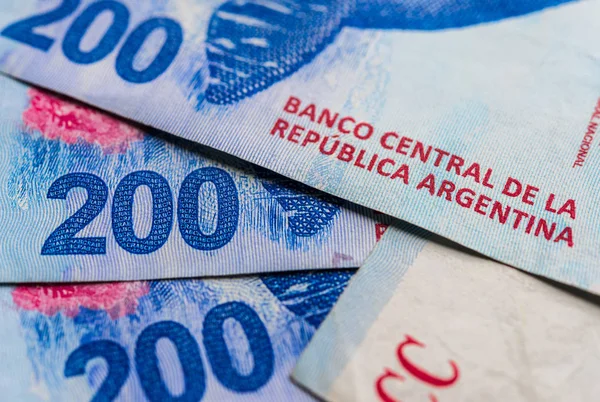 Arjantin parası, 200 peso banknot. — Stok fotoğraf