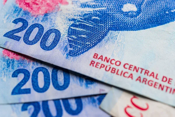 Arjantin parası, 200 peso banknot. — Stok fotoğraf