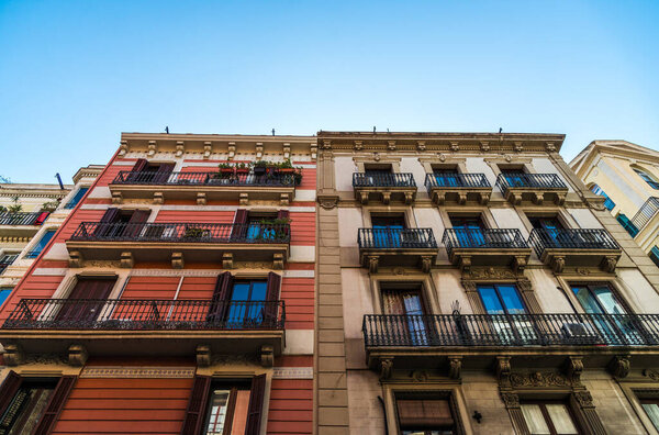 Classic Spanish architecture building on a sunny day
