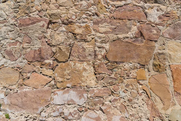 Old cobble stone wall background and pattern. — Stock Photo, Image