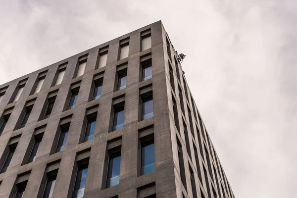 Vista abstracta de los elementos de arquitectura geométrica de un edificio . —  Fotos de Stock