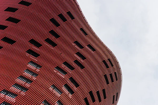 Vista abstracta de los elementos de arquitectura geométrica de un edificio . — Foto de Stock