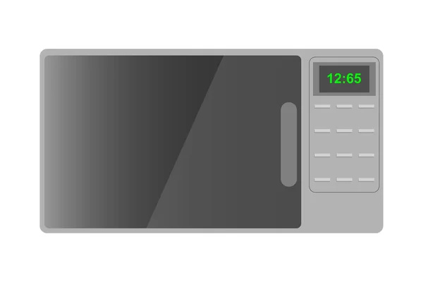 Beyaz arka plan üzerinde mikrodalga. vektör çizim