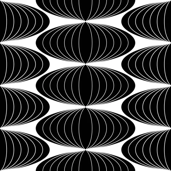 Soyut siyah beyaz desenli. Vektör illüstrasyonu