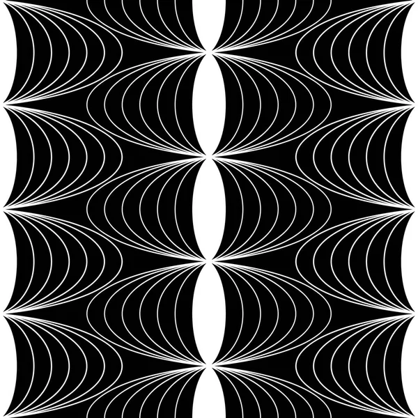 Soyut siyah beyaz desenli. Vektör illüstrasyonu