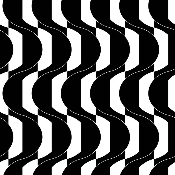 Soyut siyah beyaz desenli. Vektör illüstrasyonu