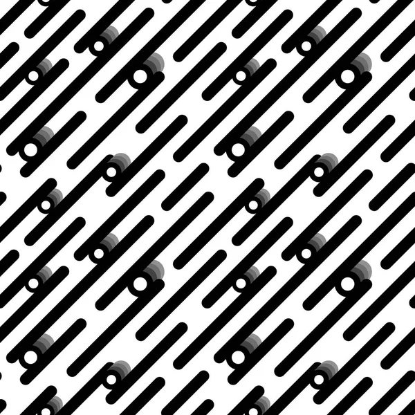 Soyut siyah beyaz desenli. Vektör illüstrasyonu