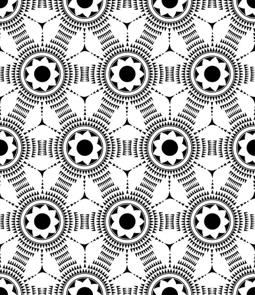 Soyut siyah beyaz desenli. Vektör illüstrasyonu