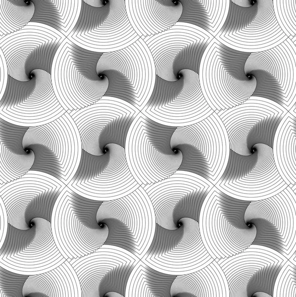 Soyut siyah beyaz desenli. Vektör illüstrasyonu