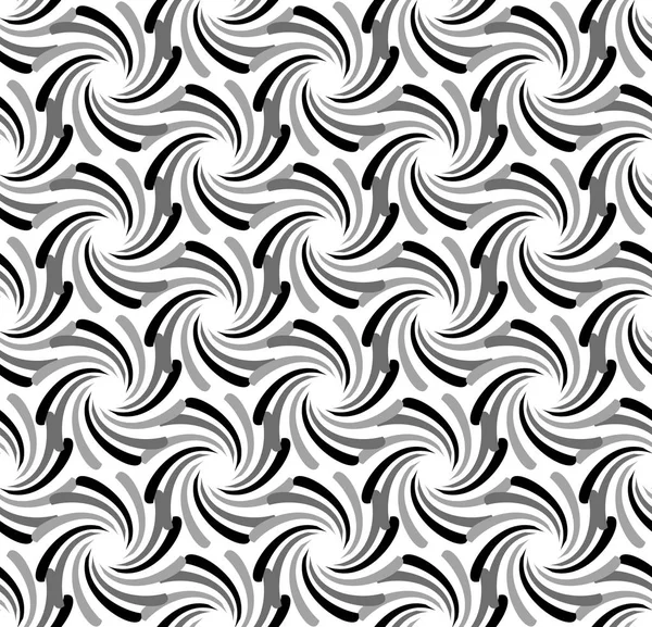 Soyut siyah beyaz desenli. Vektör illüstrasyonu