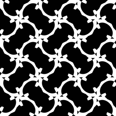 Soyut siyah beyaz desenli. Vektör illüstrasyonu