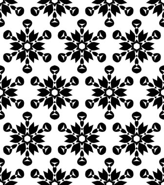 Soyut siyah beyaz desenli. Vektör illüstrasyonu