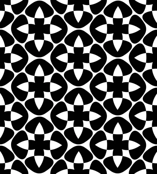 Soyut siyah beyaz desenli. Vektör illüstrasyonu