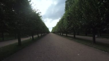 Peterhof parkta sokakta