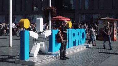 Başlık Dnepr Dnepropetrovsk şehir merkezinde