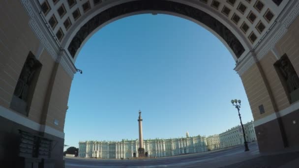 Palace Square in St. Petersburg — Stock Video