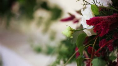 Hizmet tablosu için dekoratif buket