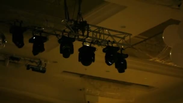 Ziyafet ışık ekipmanları — Stok video