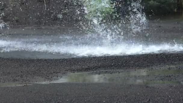 Ash dump termisk station — Stockvideo