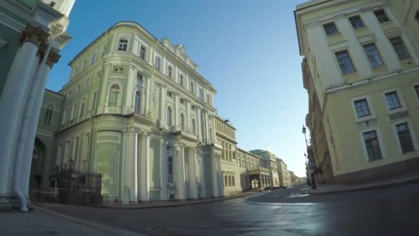 Plaza del Palacio en San Petersburgo — Vídeo de stock