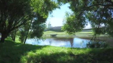 Pskov Kremlin yaz aylarında