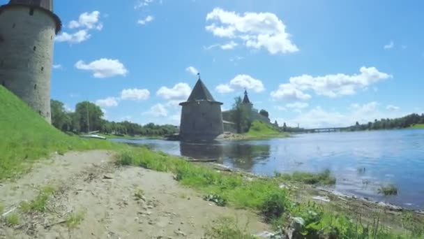 Pskov Kremlin en été — Video