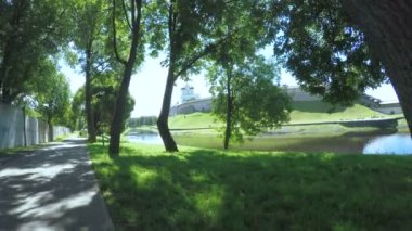 Pskov Kremlin yaz aylarında