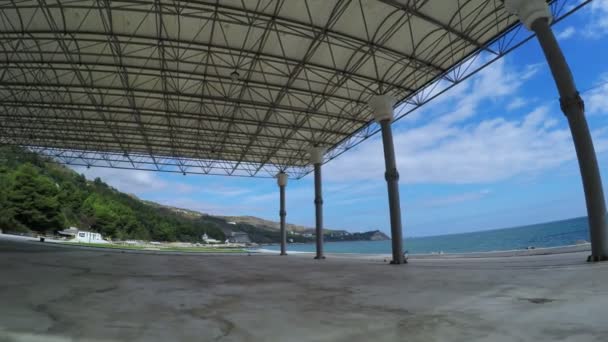 Carport On Open Ground In Park Stock Video C Spstudiovideo