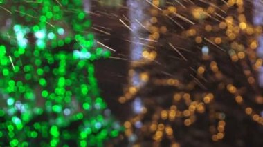 Spot içinde şiddetli kar yağışı