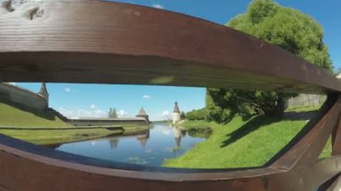 Pskov Kremlin yaz aylarında