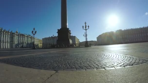 Πλατεία του παλατιού στην Αγία Πετρούπολη — Αρχείο Βίντεο