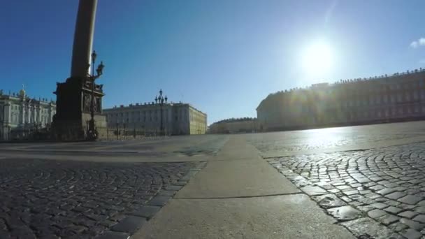 Palace Square in St. Petersburg — Stock Video