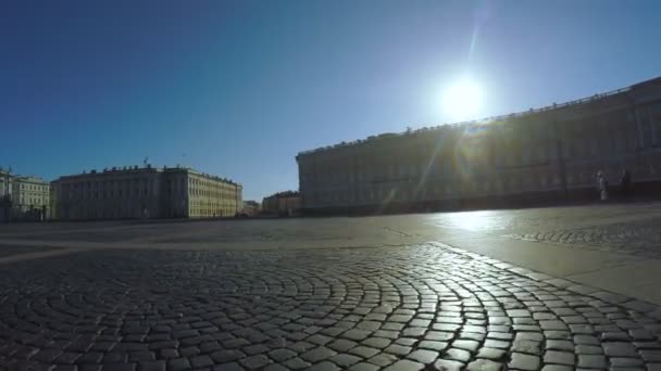 Schlossplatz in St. Peter-Ording — Stockvideo