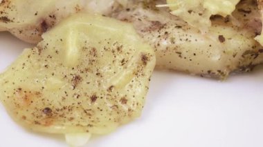 kızarmış balık patates ile