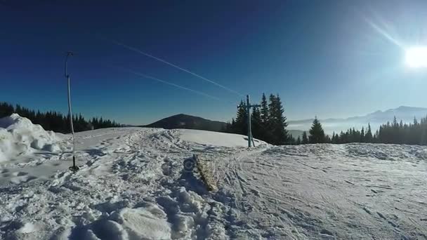 Přetáhněte výtah bez lidí — Stock video