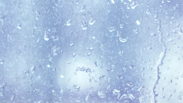 Gouttes de pluie sur le verre — Video