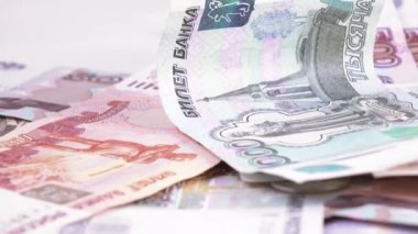 Faturaları Rus ruble çeşitli