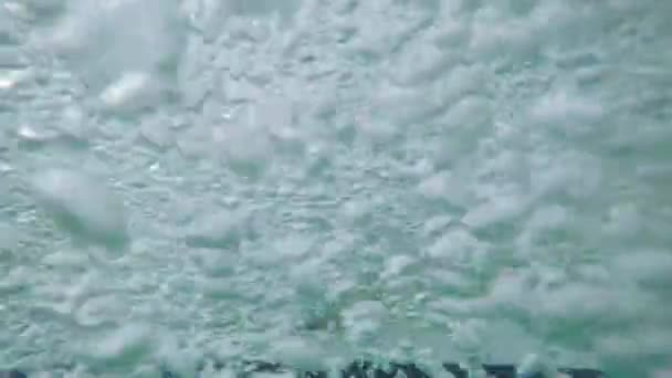 Вода в джакузи — стоковое видео