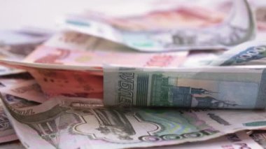 Faturaları Rus ruble çeşitli