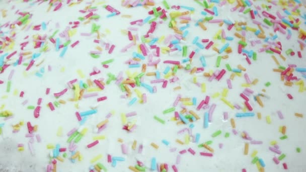 Sprinkle for Easter cakes — Stock Video