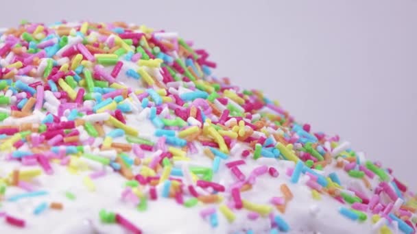 Вершина пасхального торта — стоковое видео