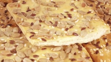 Tahıl çerezleri yığını