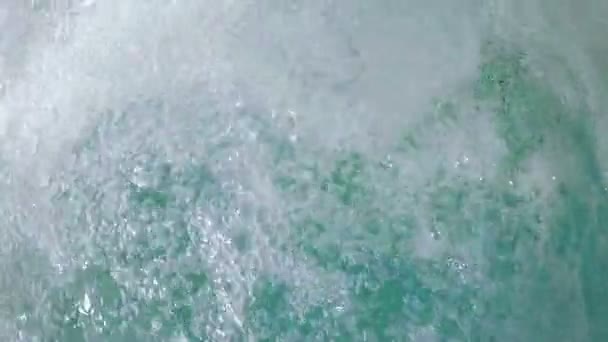 Water in the jacuzzi — Stock Video